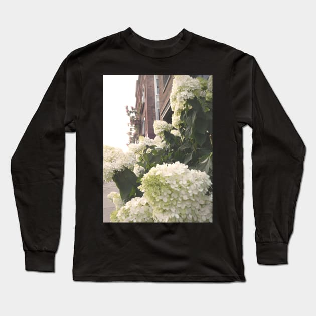 sidewalk flowers Long Sleeve T-Shirt by lovefromsirius